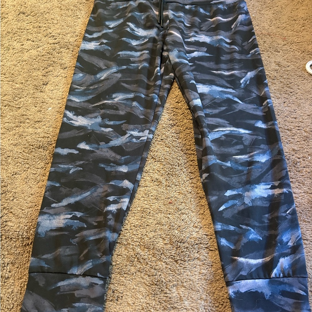 No Boundaries Blue and Black Leggings